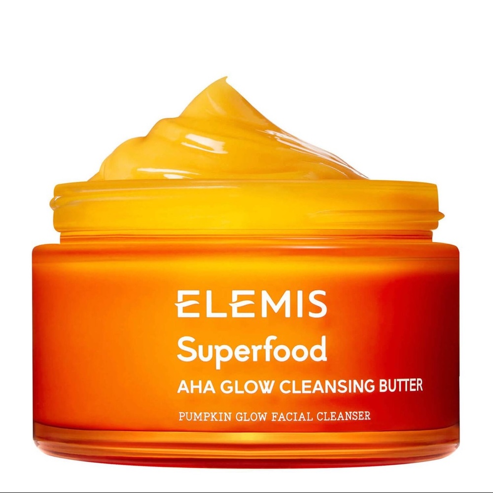 NIB ELEMIS Superfood AHA Pumpkin Glow Cleansing Butter 🎃